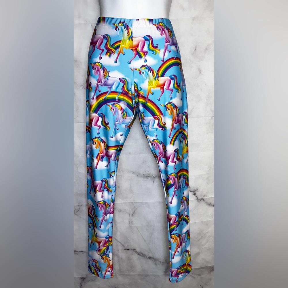 😮 Rage On Unicorn Rainbow Leggings size XL